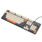 Hoco 104 Key and 3 Color Wired Keyboard (QWERTY) GM61 - Star Gray
